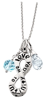 We love you to infinity pendant for mothers
