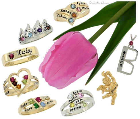 Family Birthstone Jewelry For Mom