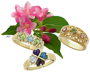 Unique mothers rings styles.